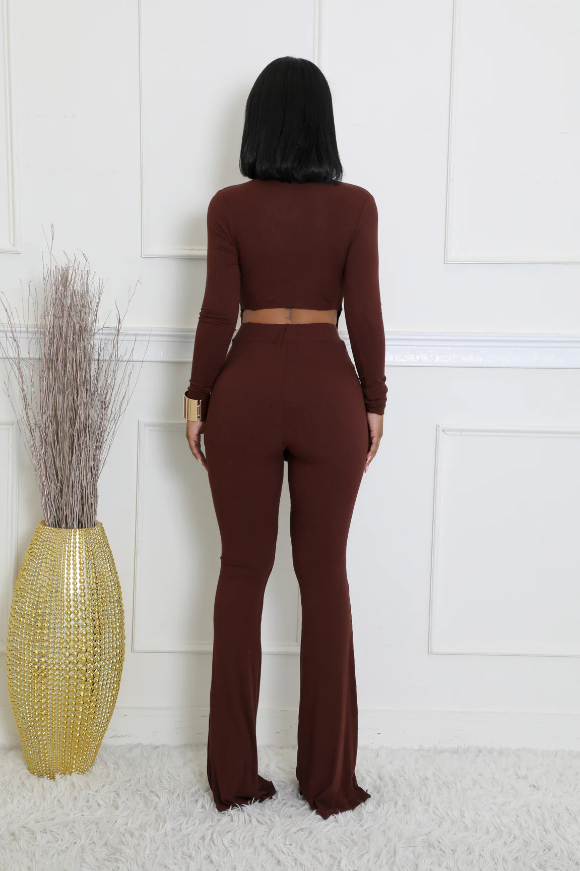 Pretty Brown Pant Set