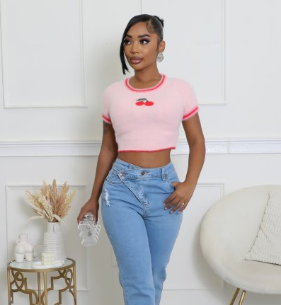 Pretty in Pink Crop Top