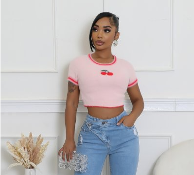 Pretty in Pink Crop Top